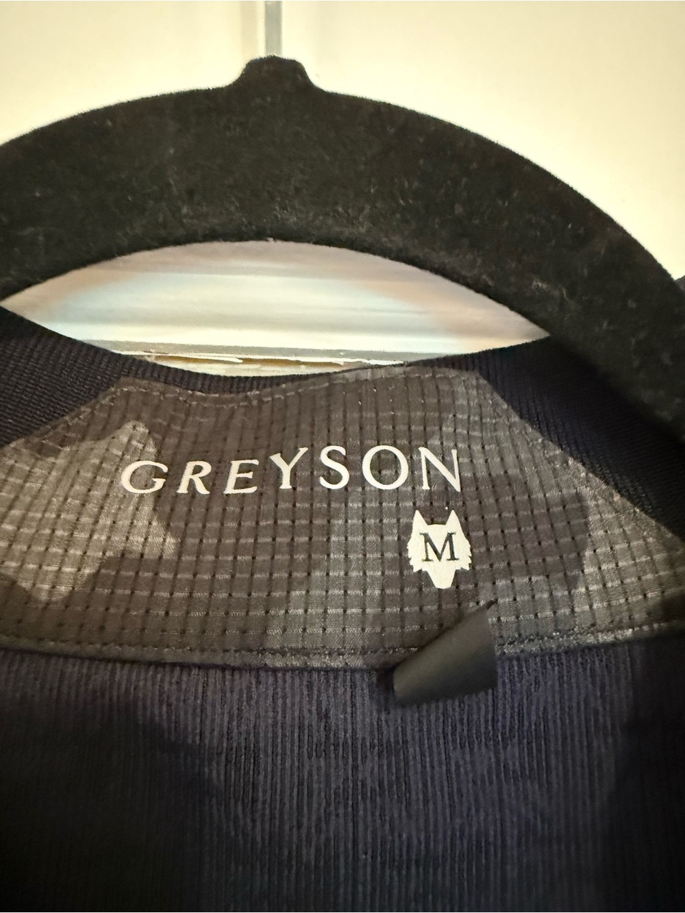 Greyson Men's Lightweight Quarter-Zip - Navy - Picture 3 of 3